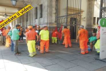 Cagliari: Sit in  davanti al Comune dei  sessanta lavoratori degli   appalti del verde pubblico cittadino – guardate video e interviste