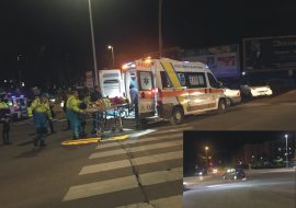 Cagliari: incidente tra utilitaria e scooter in via  Pier della Francesca