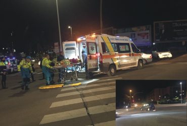 Cagliari: incidente tra utilitaria e scooter in via  Pier della Francesca