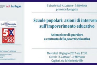 Cagliari: Scuole Popolari per intervenire sull’impoverimento educativo