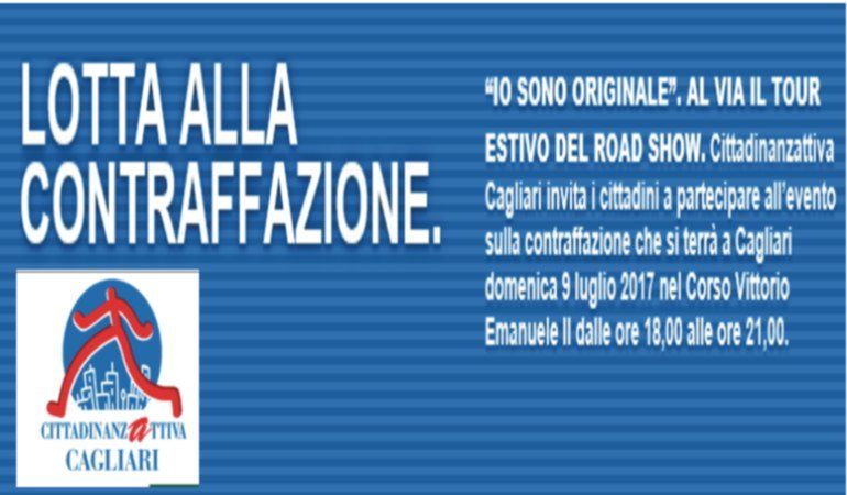 Cagliari: domenica lotta alla contraffazione con l’evento “Io Sono Originale”  