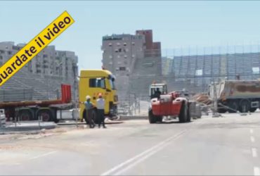 Cagliari: Stadio provvisorio “Sardegna Arena” in progress -Video