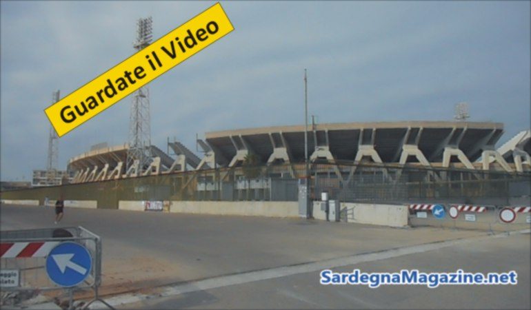 Cagliari: addio al vecchio stadio Sant’Elia, tra un mese la sua demolizione, ecco il nuovo impianto  che lo sostituirà – VIDEO