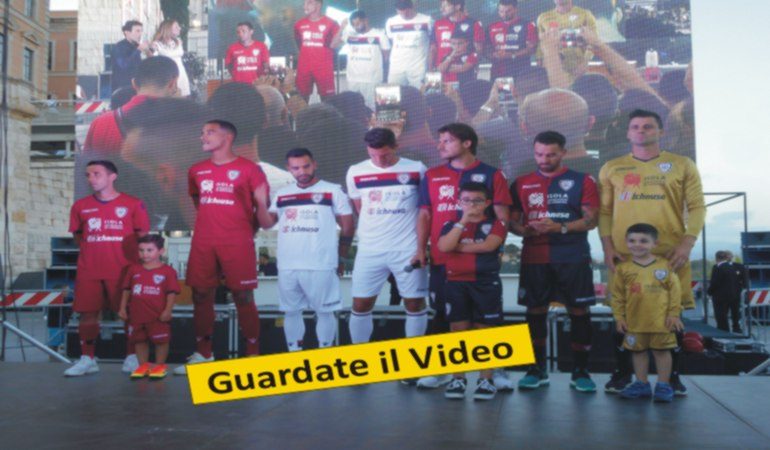 Presentate ufficialmente le maglie del Cagliari per il campionato 2017-2018 – VIDEO