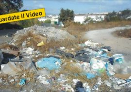 Discarica a cielo aperto in viale Monastir  all’ingresso di Cagliari – VIDEO 