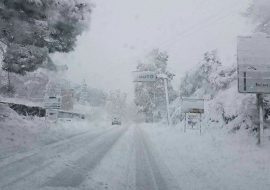 Ancora neve e gelo in Sardegna  fino alla mattinata di domani