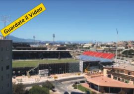 Cagliari:  Stadio provvisorio “Sardegna Arena”  alle battute finali  – Video