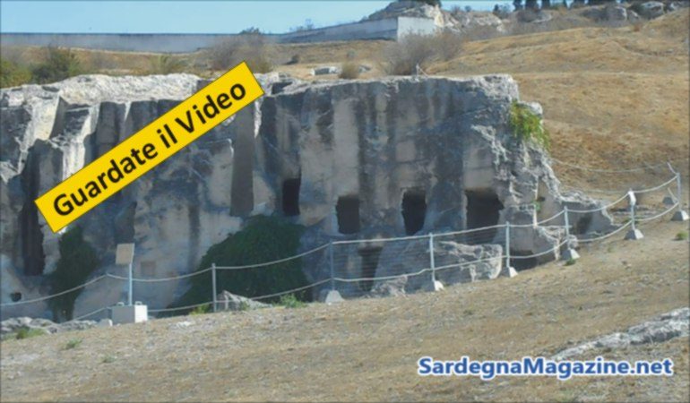 Cagliari: necropoli di Tuvixeddu deserta