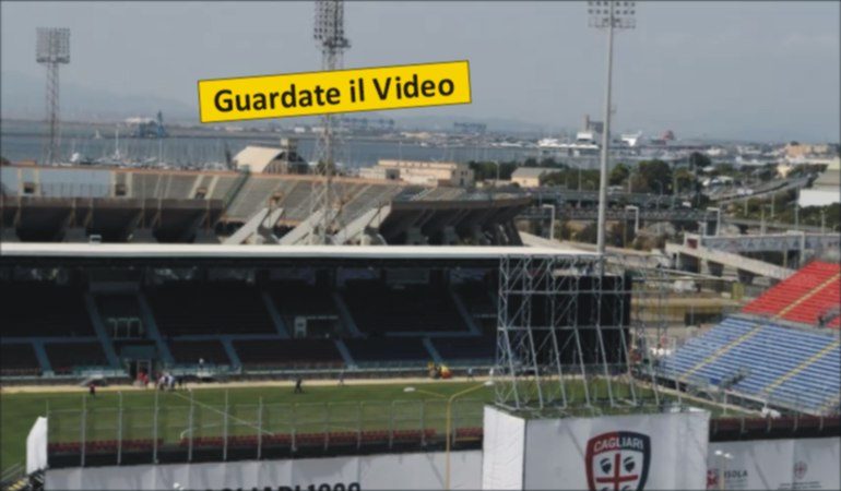 Cagliari: Ok della Commissione per lo stadio provvisorio “Sardegna Arena”