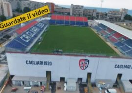 Cagliari, “Sardegna Arena”: ultime rifiniture in vista della partita inaugurale contro il Crotone – VIDEO