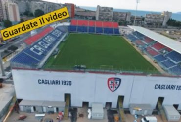 Cagliari, “Sardegna Arena”: ultime rifiniture in vista della partita inaugurale contro il Crotone – VIDEO