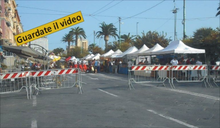 Cagliari:  gli  stand di  prodotti tipici sardi, hanno Inaugurato “I Love via Roma” – VIDEO  