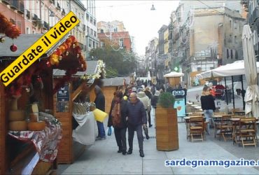 Cagliari: secondo  giorno di apertura dei Mercatini di Natale nel Corso e in piazza Yenne – VIDEO