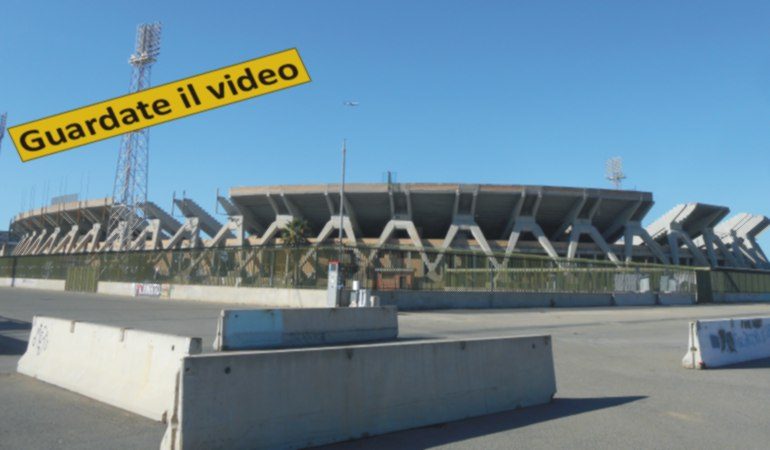 Cagliari, stadio Sant’Elia:  il conto alla rovescia per il suo  abbattimento è iniziato – VIDEO