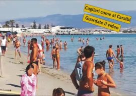 Cagliari, 14 ottobre, come ai Caraibi – VIDEO