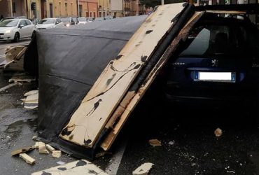 Temporali di ieri: a Pirri un grande rischio e tanta fortuna Temporali di ieri: a Pirri un grande rischio e tanta fortuna