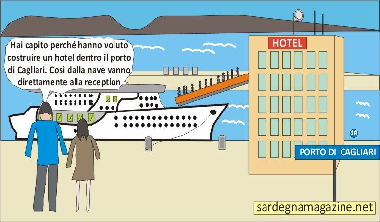 “La Vignetta”: Porto di Cagliari,  dalla nave direttamente alla reception