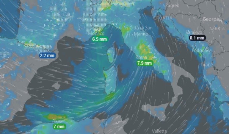 Meteo Sardegna: Forti venti a mari in burrasca per almeno per 27 ore