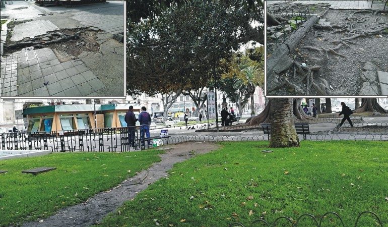 Cagliari: piazza Matteotti sempre peggio, degrado e abbandono totale aumentano – VIDEO