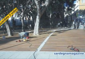 Cagliari: sprint finale per terminare i lavori in piazza Garibaldi – VIDEO