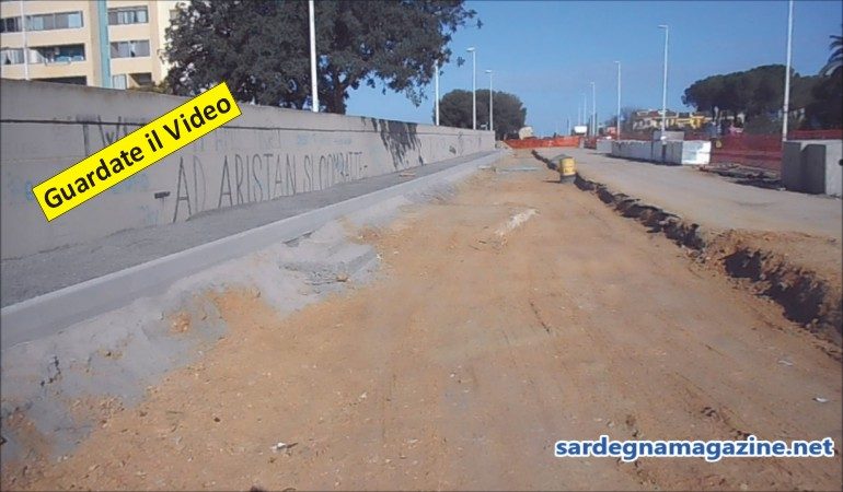 Cagliari: in via Pier della Francesca i lavori procedono  a buon ritmo  – VIDEO