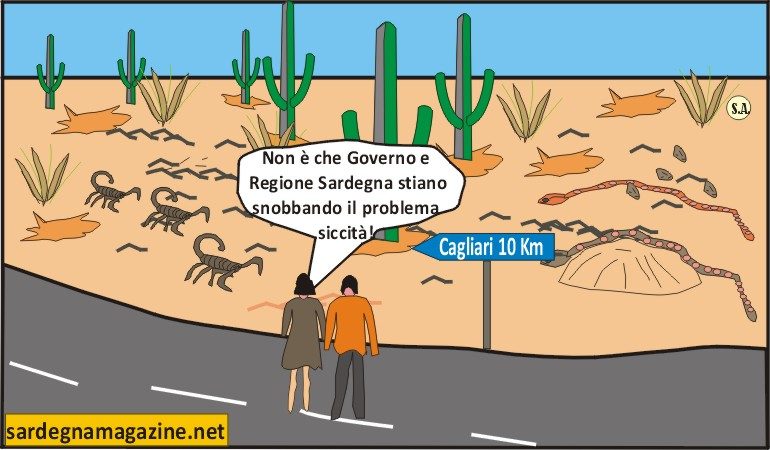 “La Vignetta”: allarme per la siccità in Sardegna