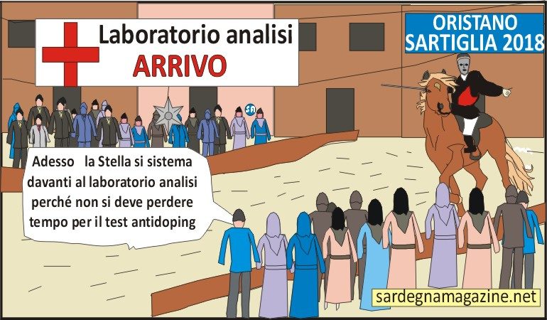 Oristano, Sartiglia:  colpisci la Stella e poi subito   antidoping