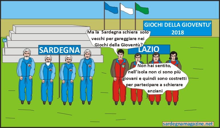 “La Vignetta”: in Sardegna la popolazione invecchia  perché i giovani vanno via