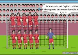 “La Vignetta”: catenaccio del Cagliari col Chievo