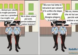 la vignetta dei lettori: “Come votare”