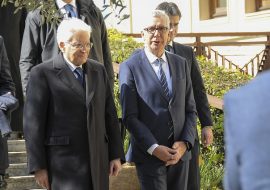 Cagliari: Mattarella a Villa Devoto