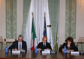 Roma: Pigliaru e Minniti firmano l’accordo per la sicurezza dei territori sardi