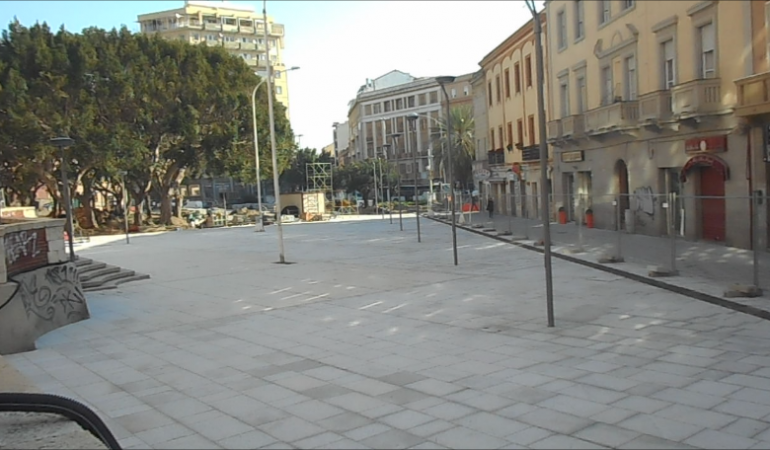 Cagliari: terminata la prima parte di piazza Garibaldi – VIDEO