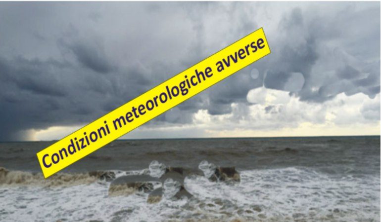 Condizioni meteo avverse in Sardegna  dalle 17 di oggi e per 31 ore