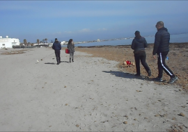 Cagliari: il  Poetto vestito di primavera questa mattina – VIDEO