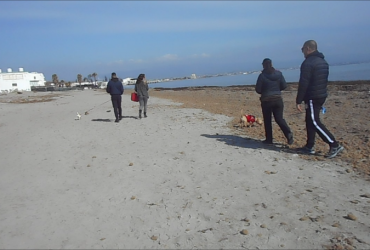 Cagliari: il  Poetto vestito di primavera questa mattina – VIDEO