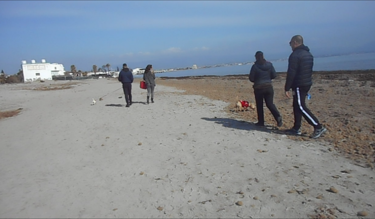 Cagliari: il  Poetto vestito di primavera questa mattina – VIDEO