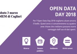 Cagliari: alla MEM sabato parte  l’Open Data Day 2018