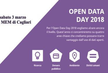 Cagliari: alla MEM sabato parte  l’Open Data Day 2018