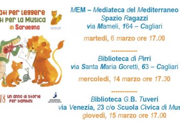 Cagliari:  Nati per leggere e nati per la musica: i prossimi appuntamenti