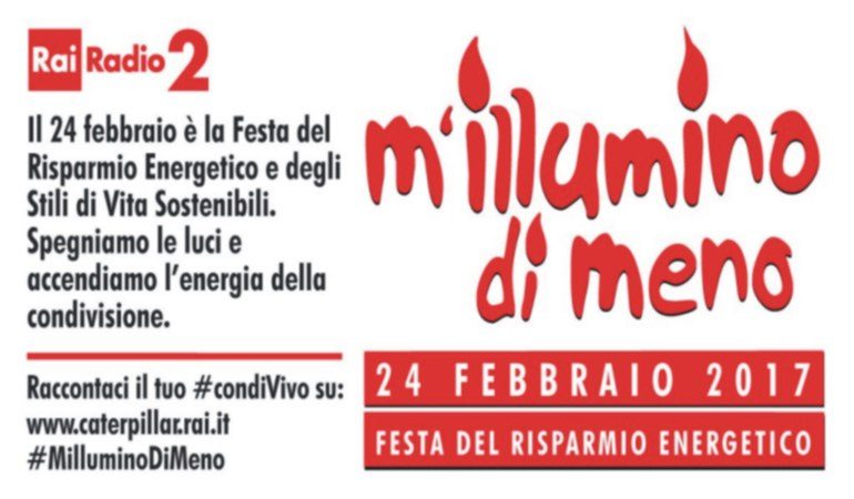 A Cagliari numerose iniziative per  “M’illumino di Meno”, la festa del risparmio energetico