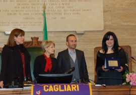 Cagliari: Anna Gardu riceve in Municipio il Premio Donna Sarda 2018