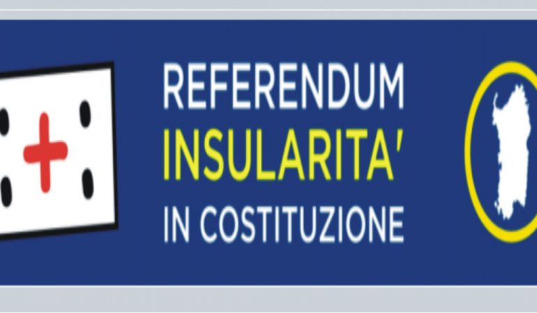 Cagliari: parte ufficialmente Sabato la campagna nazionale per  l’Insularità in Costituzione