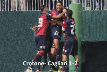 Il Cagliari senza strafare vince a  Crotone 2-1