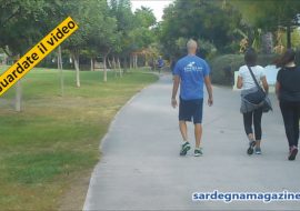 Cagliari, Pirri: Parco di Terramaini,   riposo, footing  e ginnastica – VIDEO