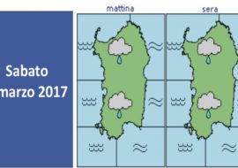 Meteo Sardegna:  vento forte e mare agitato dalla sera di oggi venerdì 3 marzo, fino  al pomeriggio di sabato 4 marzo