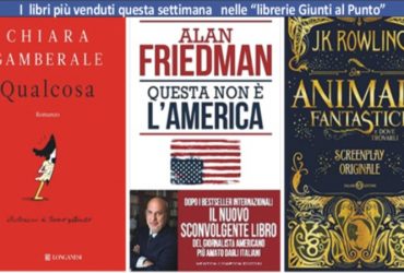 Classifiche dei libri più venduti la scorsa settimana   nelle “Librerie Giunti al Punto”