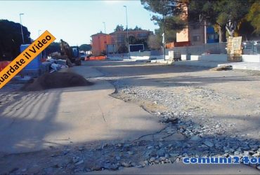 Cagliari: in via Pier della Francesca i lavori vanno avanti – VIDEO