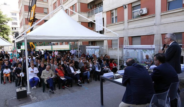Sassari: Pigliaru e Arru inaugurano i lavori del nuovo ospedale