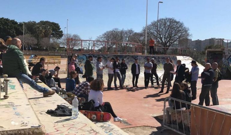 Cagliari: uno Skate Park nel pattinodromo di via Rockfeller